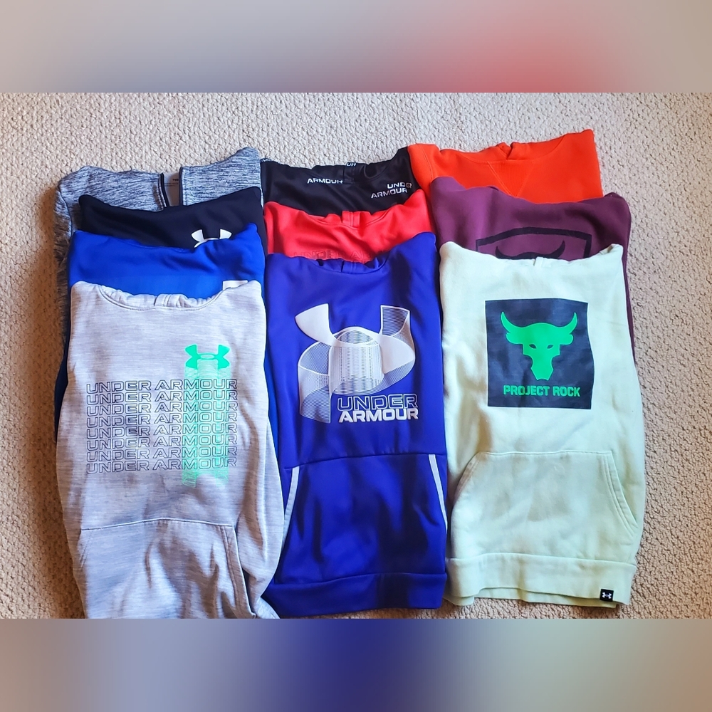 Boys Under Armour Hoodie Sweatshirts (Bundle of 10 Sweatshirts)